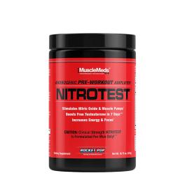   MuscleMeds Nitrotest - 2 in 1 Pre-Workout + Test Booster (474 g, Rocket Pop)
