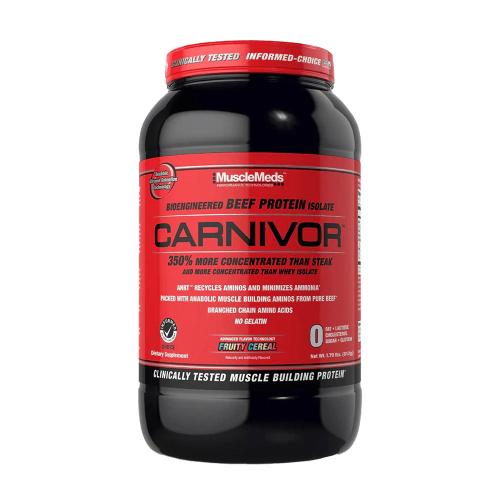 MuscleMeds Carnivor™ 100% Beef Protein (812 g, Fruity Cereal)