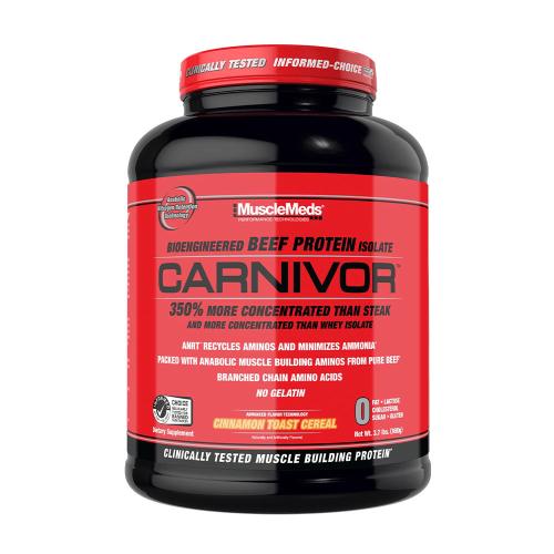 MuscleMeds Carnivor™ 100% Beef Protein (1680 g, Cinnamon Toast Cereal)