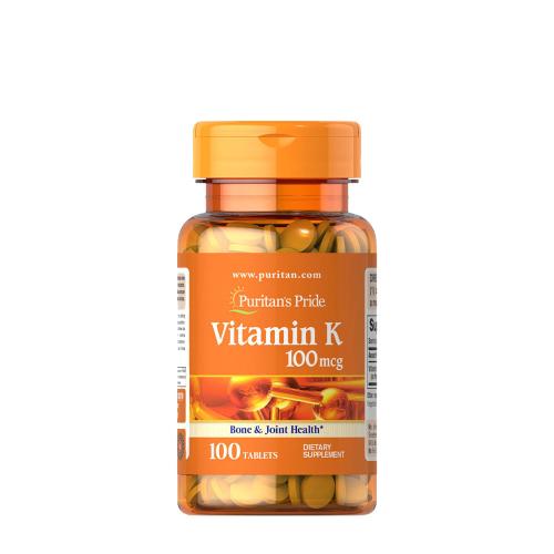 Puritan's Pride Vitamin K 100 mcg (100 Compressa)
