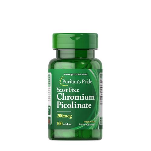 Puritan's Pride Chromium Picolinate 200 mcg Yeast Free (100 Compressa)