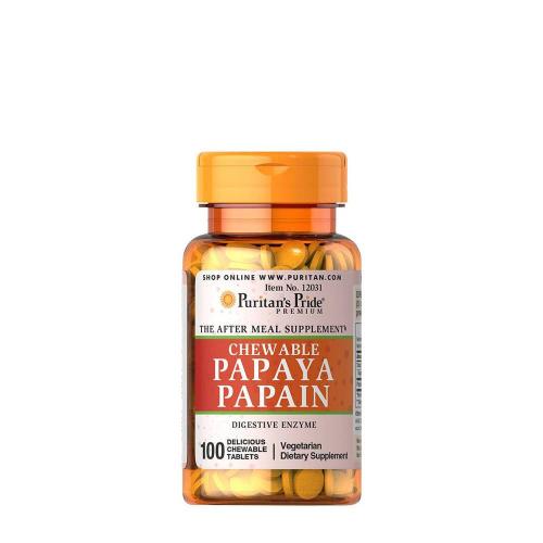 Puritan's Pride Papaya Papain (100 Compresse da masticare)