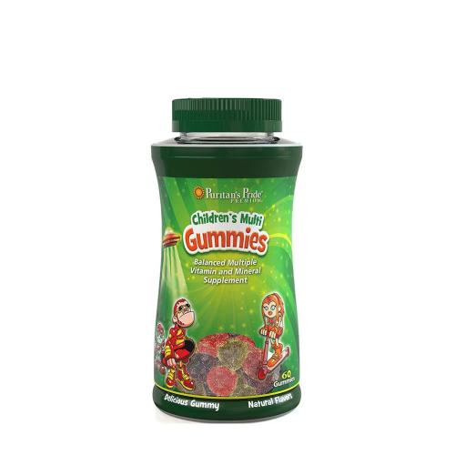 Puritan's Pride Children's Multivitamins & Minerals Gummies (60 Caramella gommosa)