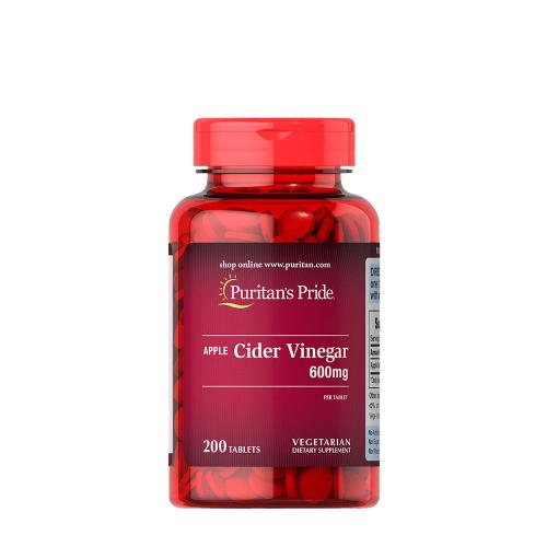 Puritan's Pride Apple Cider Vinegar 600 mg (200 Compressa)