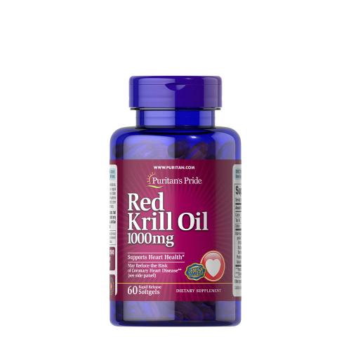 Puritan's Pride Red Krill Oil 1000 mg (170 mg Active Omega-3) (60 Capsule morbida)