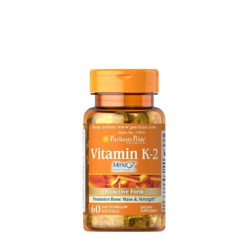 Puritan's Pride Vitamin K-2 (MenaQ7) 50 mcg (60 Capsule morbida)