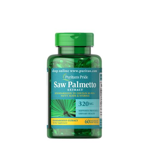 Puritan's Pride Saw Palmetto Standardized Extract 320 mg (60 Capsule morbida)