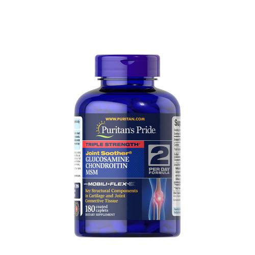 Puritan's Pride Triple Strength Glucosamine, Chondroitin & MSM Joint Soother® (180 Capsule)