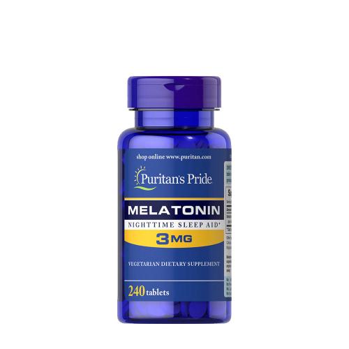 Puritan's Pride Melatonin 3 mg (240 Compressa)