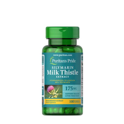 Puritan's Pride Milk Thistle Standardized 175 mg (Silymarin) (100 Capsule)