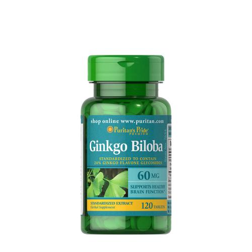 Puritan's Pride Ginkgo Biloba Standardized Extract 60 mg (120 Compressa)