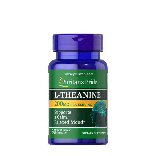 Puritan's Pride L-Theanine 200 mg per serving (30 Capsule a rapido assorbimento)