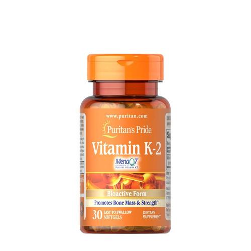 Puritan's Pride Vitamin K-2 (MenaQ7) 50 mcg (30 Capsule morbida)