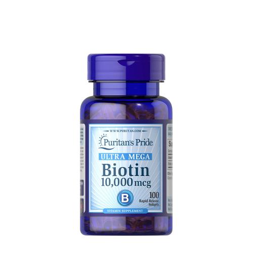 Puritan's Pride Biotin 10,000 mcg (100 Capsule morbida)