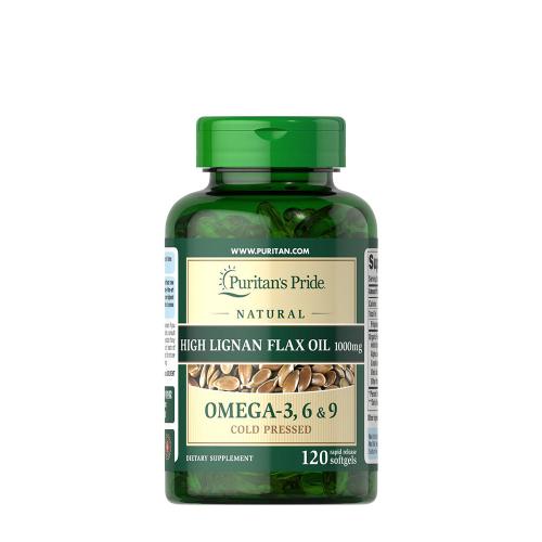 Puritan's Pride Natural Flax Oil 1000 mg (120 Capsule morbida)