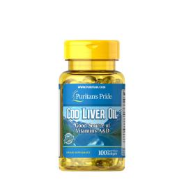   Puritan's Pride Cod Liver Oil 415 mg (100 Capsule morbida)