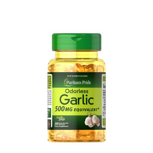 Puritan's Pride Odorless Garlic 500 mg  (100 Capsule morbida)
