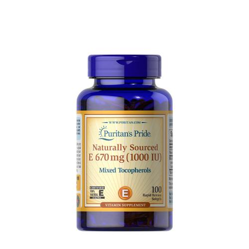 Puritan's Pride Vitamin E-1000 IU Mixed Tocopherols Natural (100 Capsule morbida)