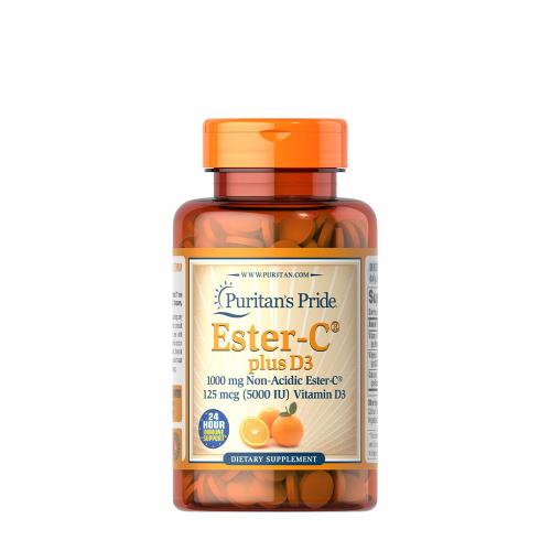 Puritan's Pride Ester-C® Plus D3 (60 Compressa)