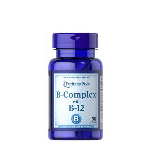 Puritan's Pride Vitamin B-Complex and Vitamin B-12 (90 Compressa)
