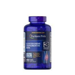  Puritan's Pride Double Strength Glucosamine, Chondroitin & MSM (480 compresse)