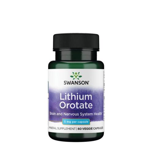 Swanson Lithium Orotate (60 Capsule veg)