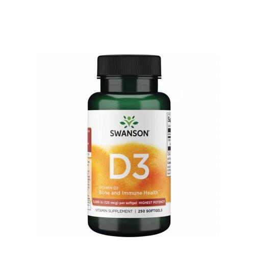 Swanson Vitamin D3 (250 Capsule morbida)