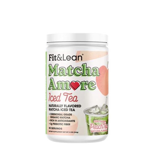 Fit & Lean Matcha Amore - Iced Tea (140 g, Tè Freddo alla Pesca)