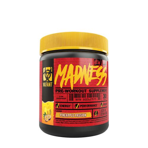 Mutant Madness - Pre-Workout formula (225 g, Ananas Passione)