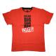 FA - Fitness Authority T-Shirt Double Neck Bad Ass  (M, Nero e Rosso)