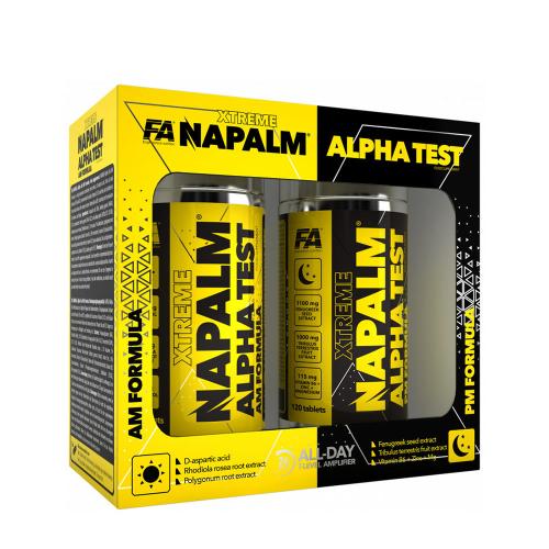 FA - Fitness Authority Xtreme Napalm Alpha Test (AM PM Formula) (240 Compressa)