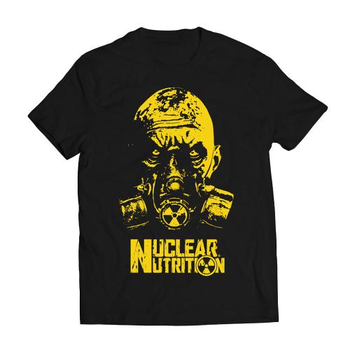 FA - Fitness Authority Nuclear Nutrition T-shirt (black/yellow) (L, Nero Giallo)