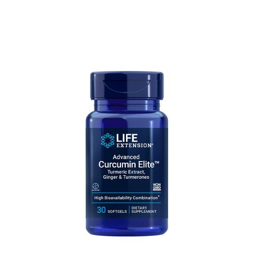 Life Extension Advanced Curcumin Elite Turmeric Extract, Ginger & Turmerones (30 Capsule morbida)