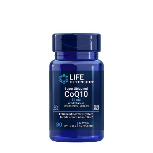 Life Extension Super Ubiquinol CoQ10 50 mg with Enhanced Mitochondrial Support (30 Capsule morbida)