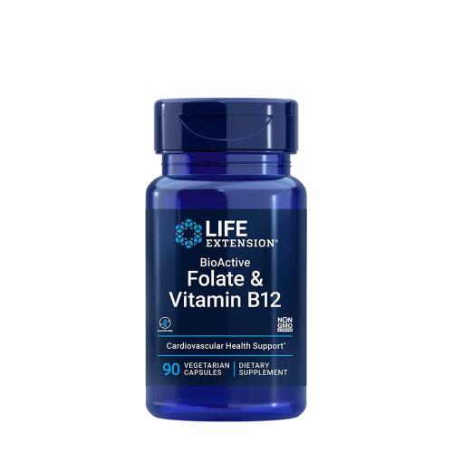 Life Extension BioActive Folate & Vitamin B12 (90 Capsule veg)