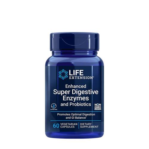 Life Extension Enhanced Super Digestive Enzymes and Probiotics (60 Capsule veg)