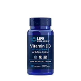 Life Extension Vitamin D3 with Sea-Iodine™ (60 Capsule)