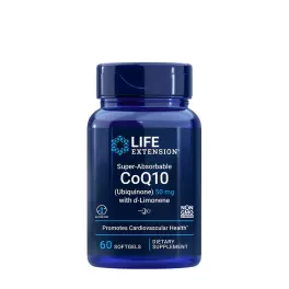   Life Extension Super-Absorbable CoQ10 (Ubiquinone) with d-Limonene (60 Capsule morbida)