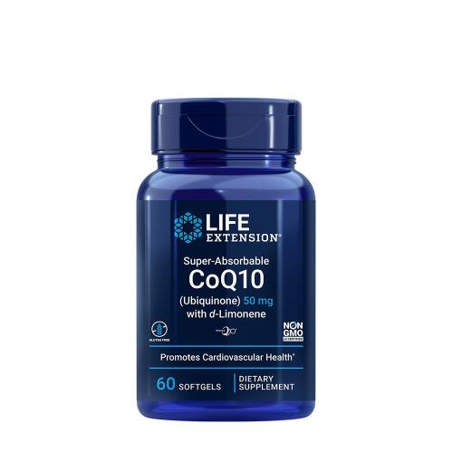 Life Extension Super-Absorbable CoQ10 (Ubiquinone) with d-Limonene (60 Capsule morbida)