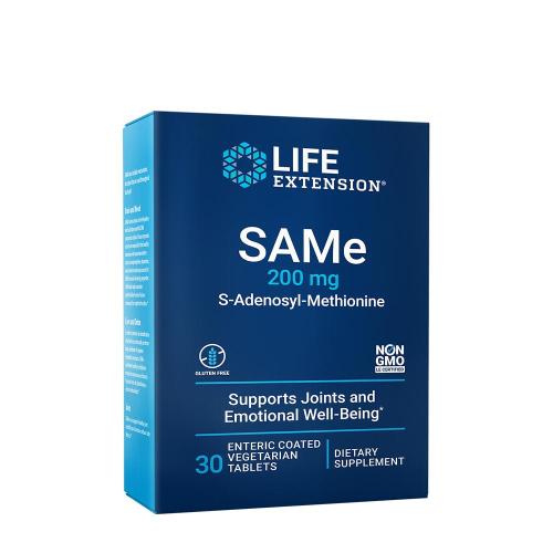 Life Extension SAMe 200 mg (S-Adenosyl-Methionine) (30 Compressa)