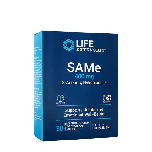Life Extension SAMe 400 mg (S-Adenosyl-Methionine) (30 Compressa)