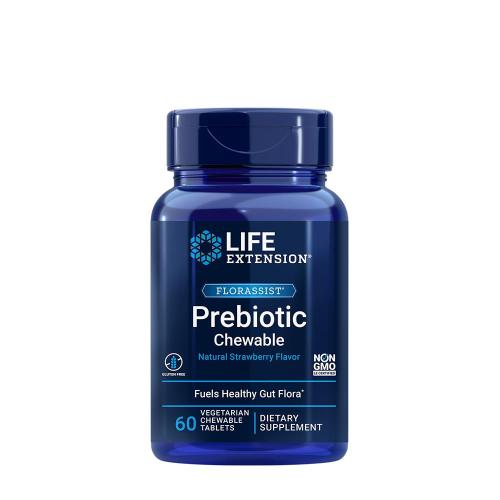 Life Extension FLORASSIST® Prebiotic Chewable (Strawberry) (60 Compresse da masticare)