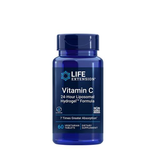 Life Extension Vitamin C 24-Hour Liposomal Hydrogel™ Formula (60 Veg Compressa)