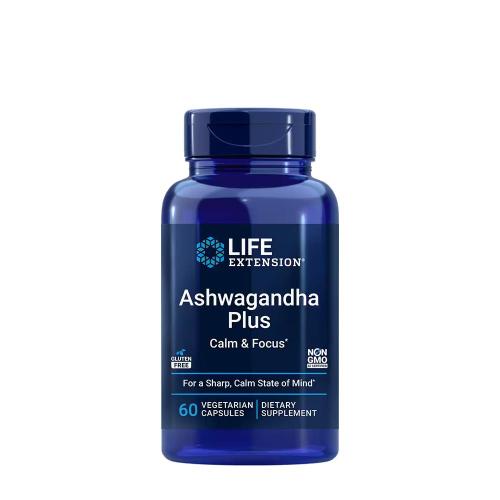 Life Extension Ashwagandha Plus Calm & Focus (60 Capsule veg)