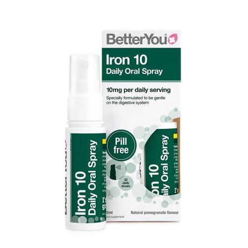 BetterYou Iron 10 Daily Oral Spray (25 ml, Melograno)