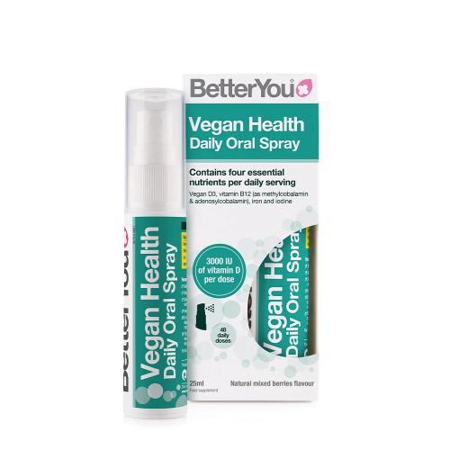BetterYou Vegan Health Oral Spray  (25 ml, Mix di Bacche di Bosco)