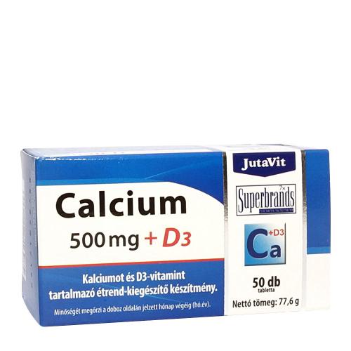JutaVit Calcium 500 mg + D3 tablet (50 Compressa)