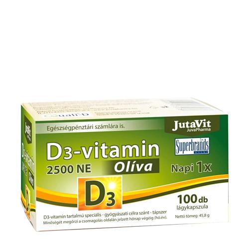 JutaVit Vitamin D3 2500 IU Oliva softgel (100 Capsule morbida)