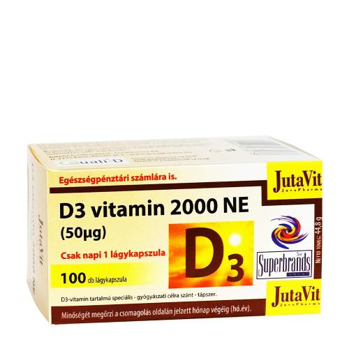 JutaVit Vitamin D 2000 IU (50 mcg) softgel (100 Capsule morbida)