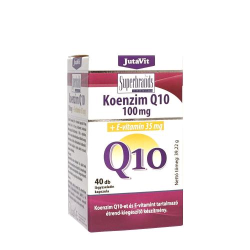 JutaVit Coenzyme Q10 100 mg + Vitamin E capsule (40 Compressa)